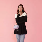 Shoulder Ribbon Knit - MAISON MARBLE
