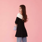 Shoulder Ribbon Knit - MAISON MARBLE