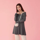 Shoulder Ribbon Knit - MAISON MARBLE