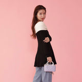Shoulder Ribbon Knit - MAISON MARBLE