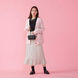 Silky Dot Skirt - MAISON MARBLE