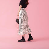 Silky Dot Skirt - MAISON MARBLE
