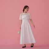 Tulip Cotton Dress - MAISON MARBLE