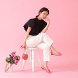 White Tweed Pants - MAISON MARBLE