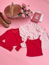 Rose Cherry Knit Set