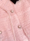 【PRE ORDER】Tina Pink Tweed Jacket - MAISON MARBLE