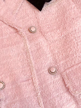 【PRE ORDER】Tina Pink Tweed Jacket - MAISON MARBLE