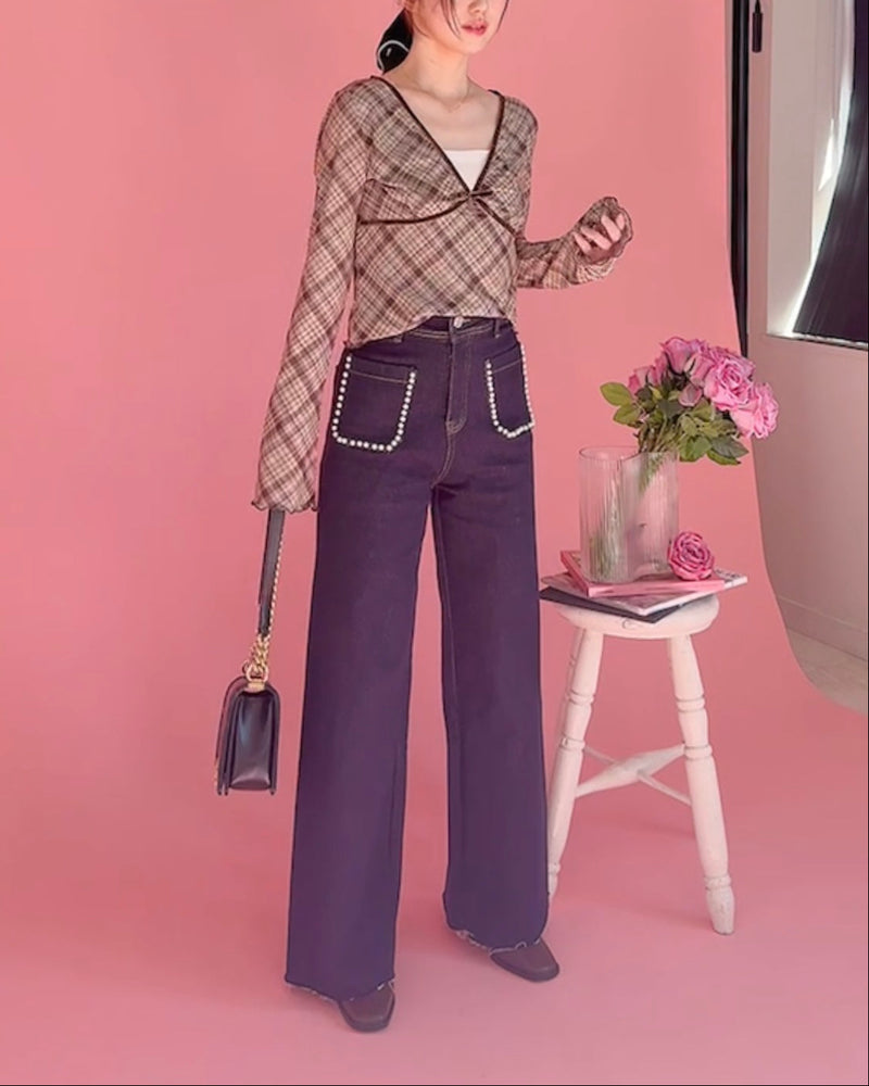 Pearl Stretchy Denim