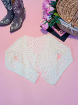Lacy Flower Cardigan