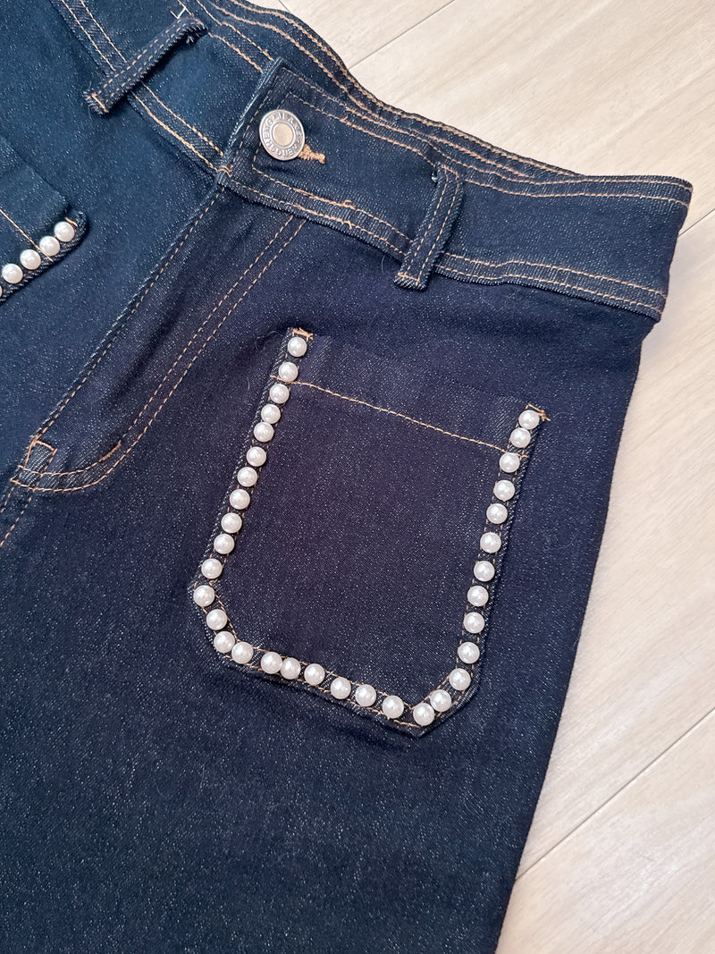 Pearl Stretchy Denim