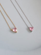 Pink Heart Necklace