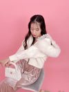 Fur Knit Hoodie