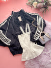 【在庫調整】Side Lace Frill Jumper