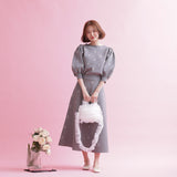 Rose Jacquard Knit Top
