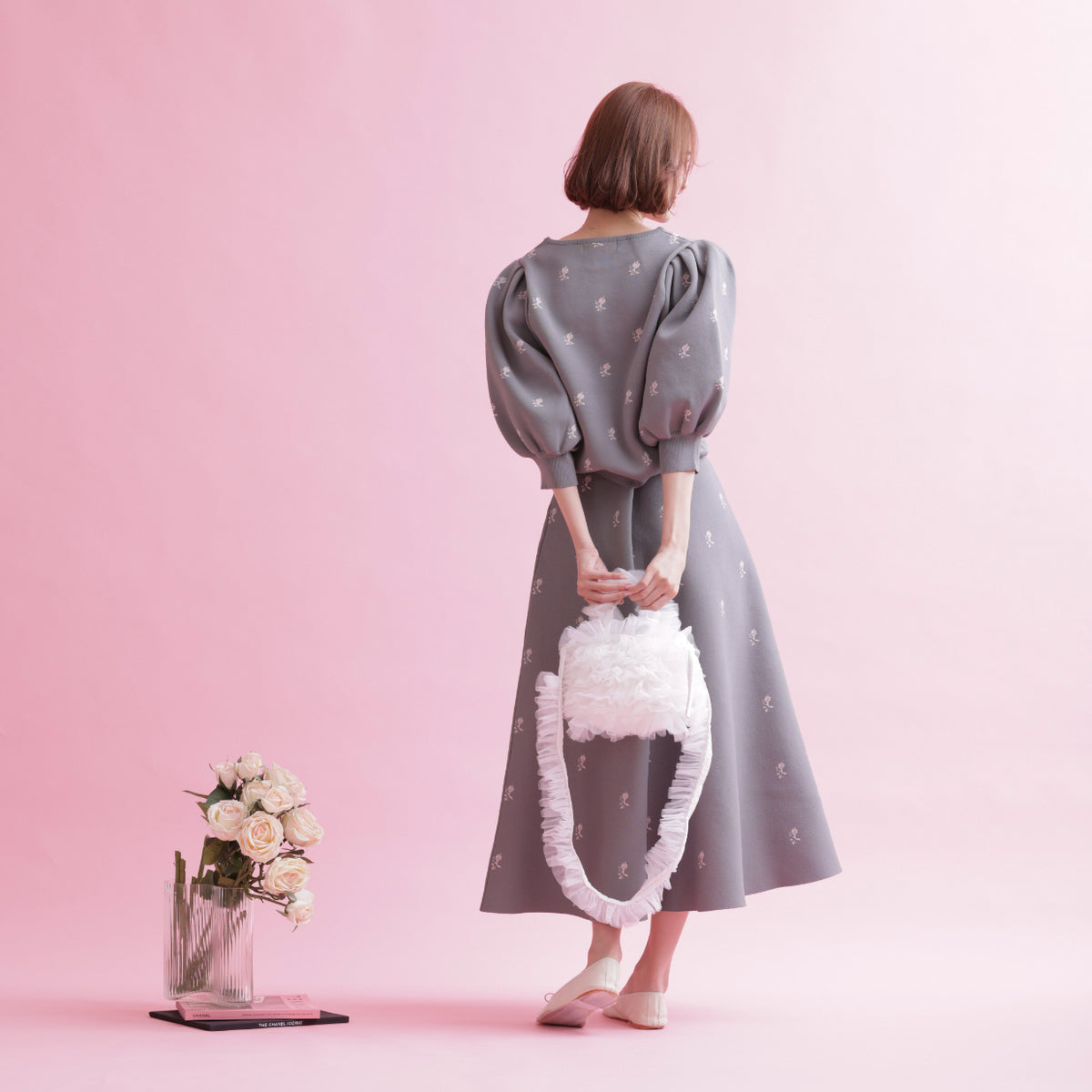 Rose Jacquard Knit Tops – MAISON MARBLE