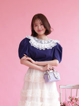 Lace Collar Tops Lina