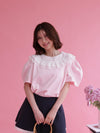 Lace Collar Tops Lina