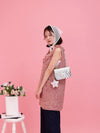 Pink Tweed Dress