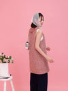 Pink Tweed Dress
