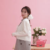 Frill Short Cardigan