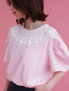 Lace Collar Tops Lina