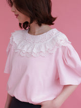 Lace Collar Tops Lina