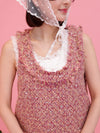 Pink Tweed Dress