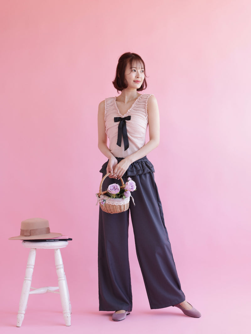 Ribbon Knit Tops