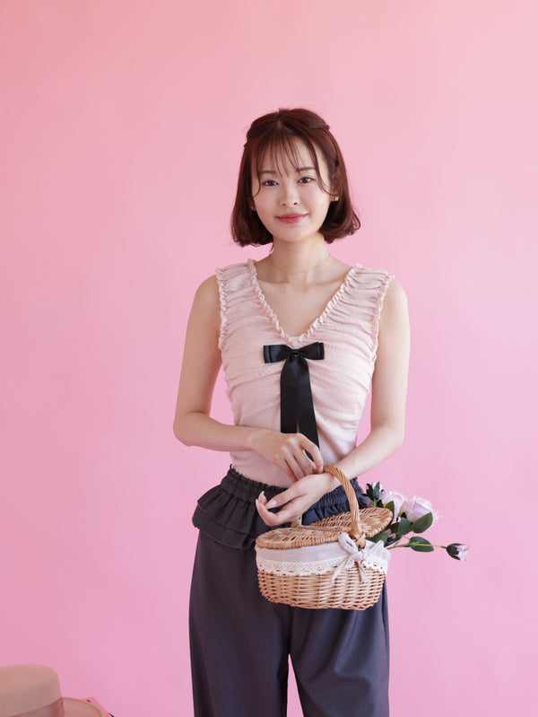 Ribbon Knit Tops