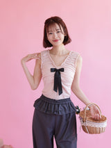 Ribbon Knit Tops