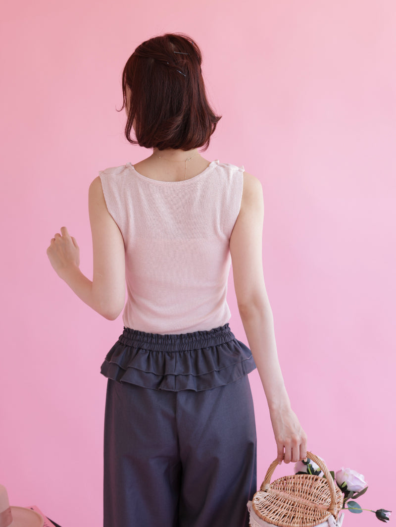 Ribbon Knit Tops