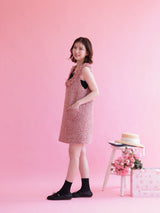 Pink Tweed Dress