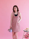 Pink Tweed Dress