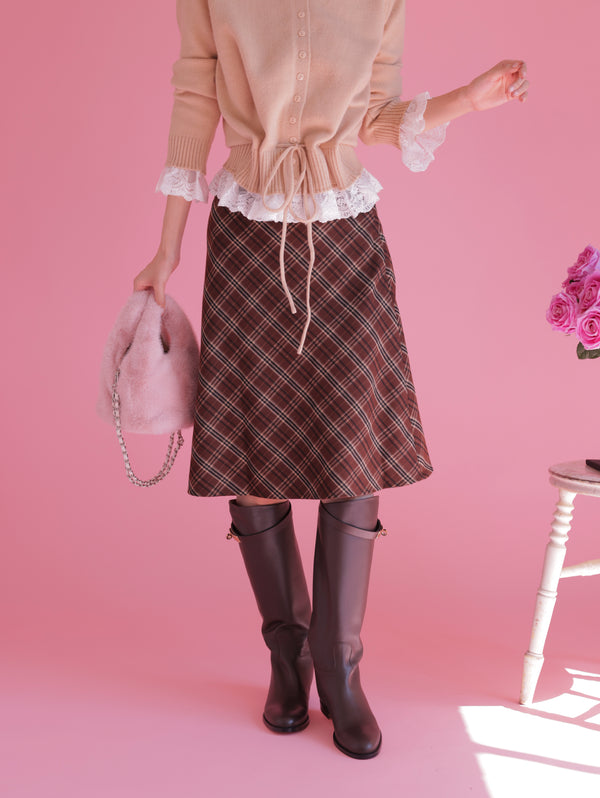 Vintage Check Skirt