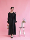 Lace Volume Long Dress