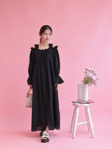 Lace Volume Long Dress