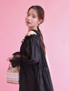 Lace Volume Long Dress