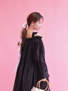 Lace Volume Long Dress