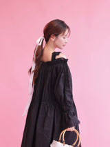 Lace Volume Long Dress