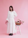 Lace Volume Long Dress