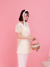 Rose Tulle Tops