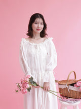 Lace Volume Long Dress