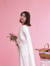 Lace Volume Long Dress
