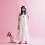 Gingham Sheer Dress