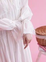 Lace Volume Long Dress