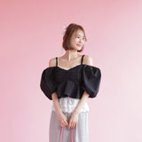 Crop Puff Blouse