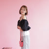 Crop Puff Blouse