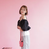Crop Puff Blouse