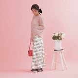 Dot Silk Skirt