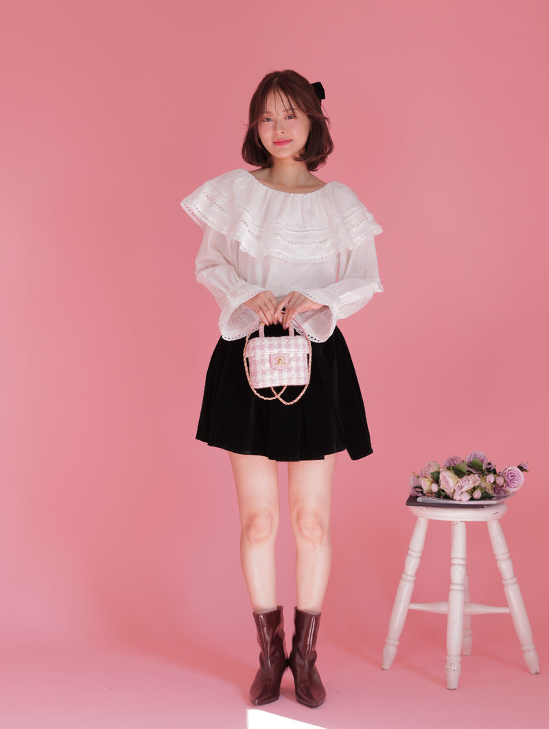 Velour Tulip Skirt
